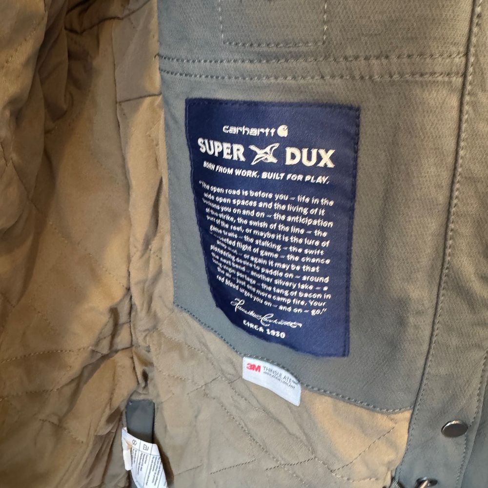 Carhartt Super Dux Gray Jacket - Picture 2 of 12